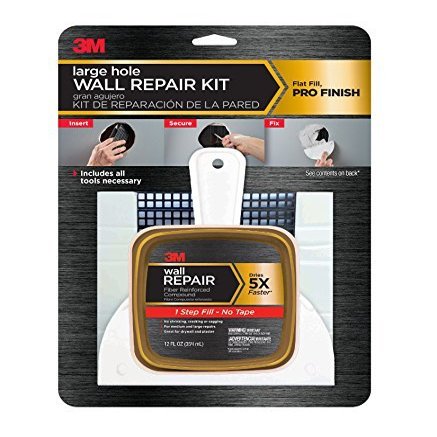 3M Large Hole Repair Ready to Use White Wall Patch 12 ounce oz.