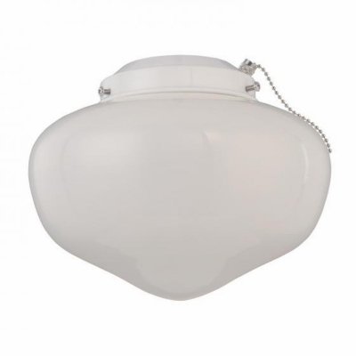 Westinghouse Semi-Gloss White Schoolhouse Ceiling Fan Light Kit
