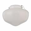 Westinghouse Semi-Gloss White Schoolhouse Ceiling Fan Light Kit view 1