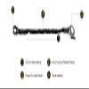 Fusion Climb HELO Retention Lanyard, Kong Frog & Shackle, Black, 24 in view 4