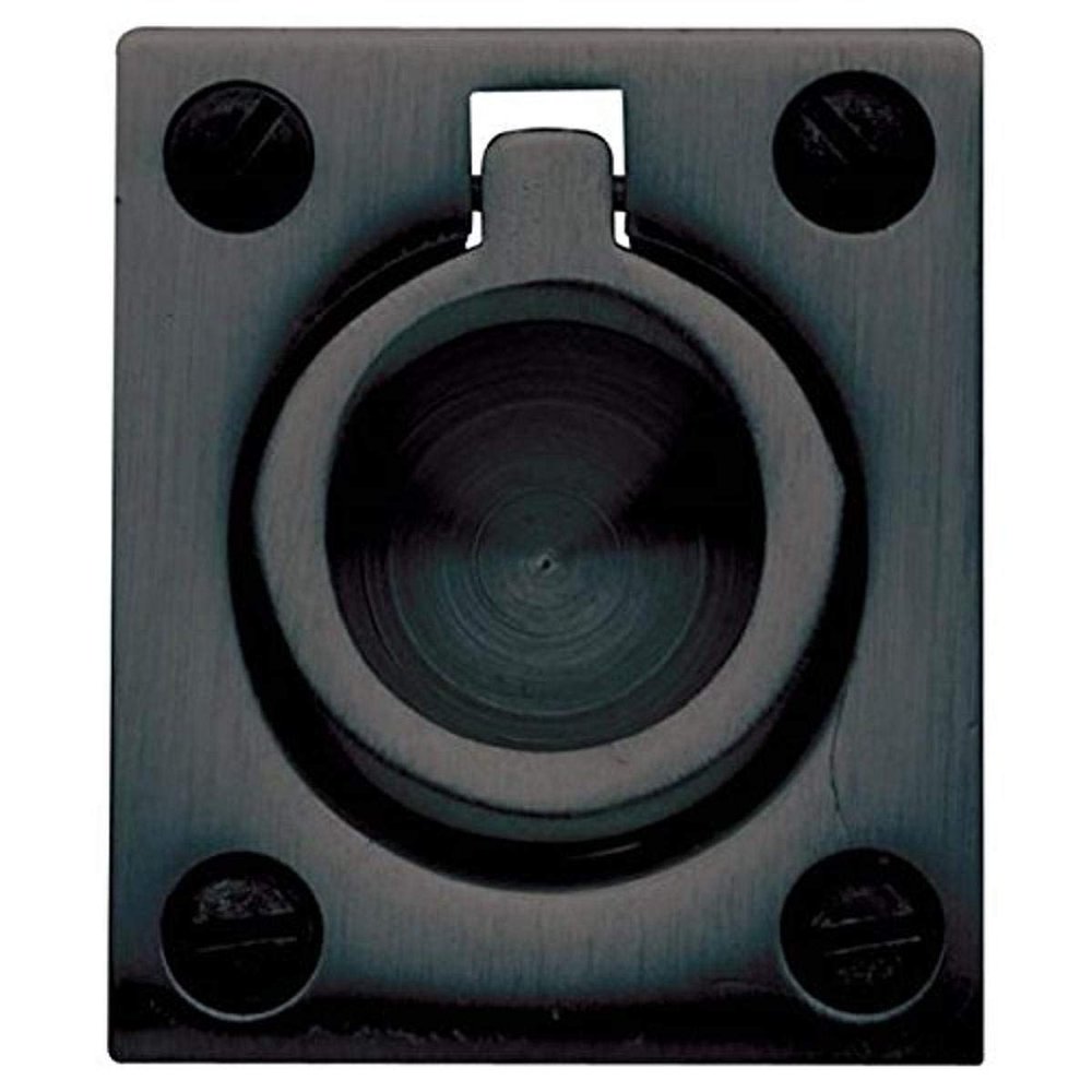 Baldwin 0395102 Flush Ring Pull, Oil Rubbed Bronze