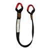 Fusion Climb Zipline Anchor Strap, 2 Gear Loops, 23kN, Black/Yellow, 24in view 1