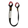 Fusion Climb Zipline Anchor Strap, 2 Gear Loops, 23kN, Black/Yellow, 24in view 2