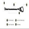 Fusion Climb HELO Retention Lanyard, KONG Frog & Snap Hook view 4