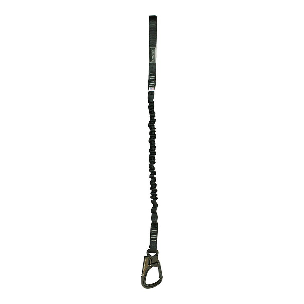 Fusion Climb HELO Retention Lanyard, Black 48 in, Snap Hook + Hitched Loop