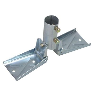 Heavy Duty Roof Mount for Masts up to 1-7/8" OD - EZ 19A Antenna Mast Peak Mount