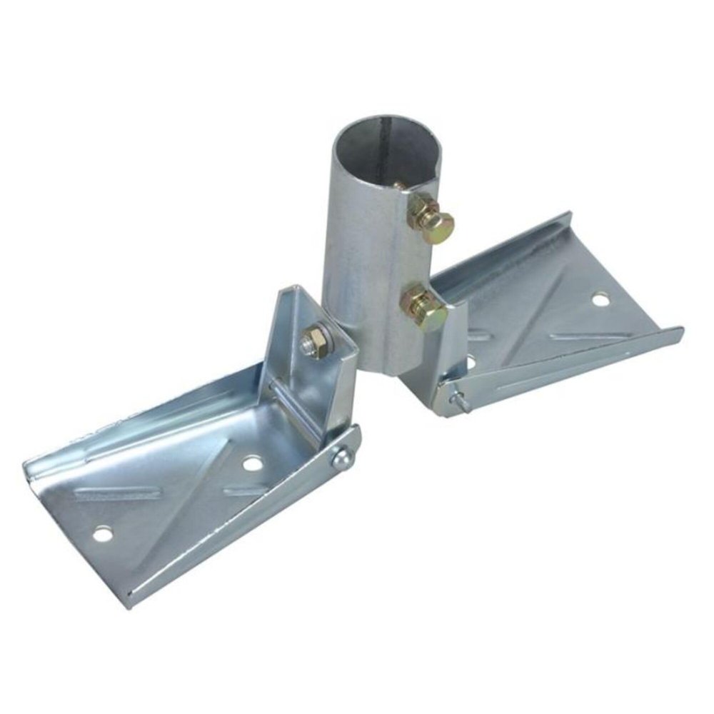 Heavy Duty Roof Mount for Masts up to 1-7/8" OD - EZ 19A Antenna Mast Peak Mount