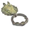 IndianShelf 1 Piece Multicolor Patina Horse Brass Door Knocker view 2