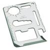 Driak 10 PCS 11 in 1 Multi-Functional Stainless Steel Credit Card Outdoor Survival Pocket Camping Tool Card view 2