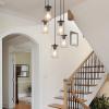 LNC Mason Jar Chandelier, 5-Light Pendant Lighting for Kitchen Island, Farmhouse Chandelier for Dining Room view 2