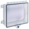 Safety Technology International, Inc. STI-7520 NEMA 4X Protective Cabinet with Backplate and Key Lock - Clear Multipurpose Polycarbonate Enclosure view 2