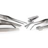 Steelman 7-Piece Tweezer Variety Tool Set for Electronic Repairs, Jewelry Making, and Model Building, Stainless Steel, Includes Sharp, Angled, Blunt, and Offset Tips, Storage Case Included view 4