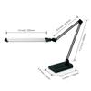 Realspace Architect Desk Lamp, Adjustable, 21-1/2"H, Black/Silver view 4