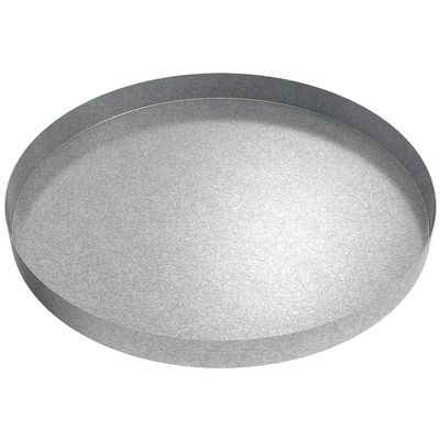 24" Water Heater Pan by Killarney Metals | Heavy Duty Round 18 Gauge Galvanized Stainless Steel | Water Damage Prevention | No Leak | Made In The USA | Welded Water Tight