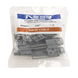 Sigma Electric ProConnex NM Cable Connector 1/2 in. Dia. 6 pk