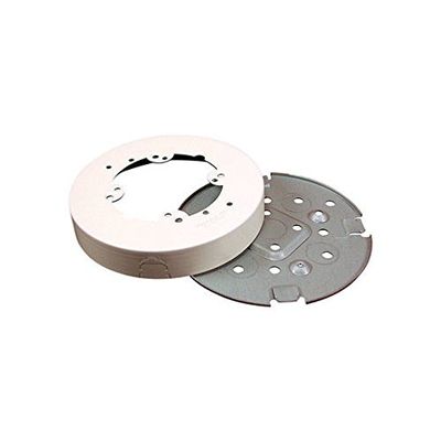 Wiremold B-4F 4" Ivory Round Ceiling Box