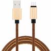 Denim Fast Charge Data Sync Cable (Brown) view 1