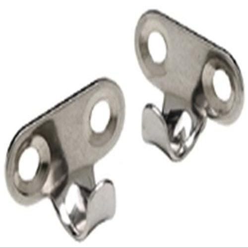 Seachoice Polished Stainless Steel 1-1/4 in. L x 1-1/4 in. W Utility Hooks 2 pk
