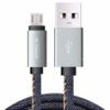 Denim Fast Charge Data Sync Cable (Blue) view 4