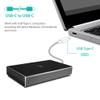 Vantec NexStar Gx USB 3.1 Gen 2 Type-C 2.5 SATA SSD/HDD Enclosure for 9.5mm & 7mm Height Drive; Comes with C to C and C to A Cable; Aluminum Casing; (NST-271C31-BK),Black view 3