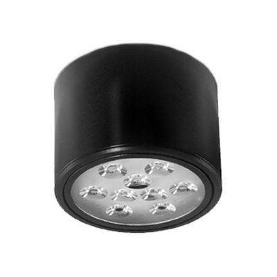 BRILLRAYDO 9W LED Ceiling Down Light Fixture Spot Lamp Bulb Warm White Black Shell