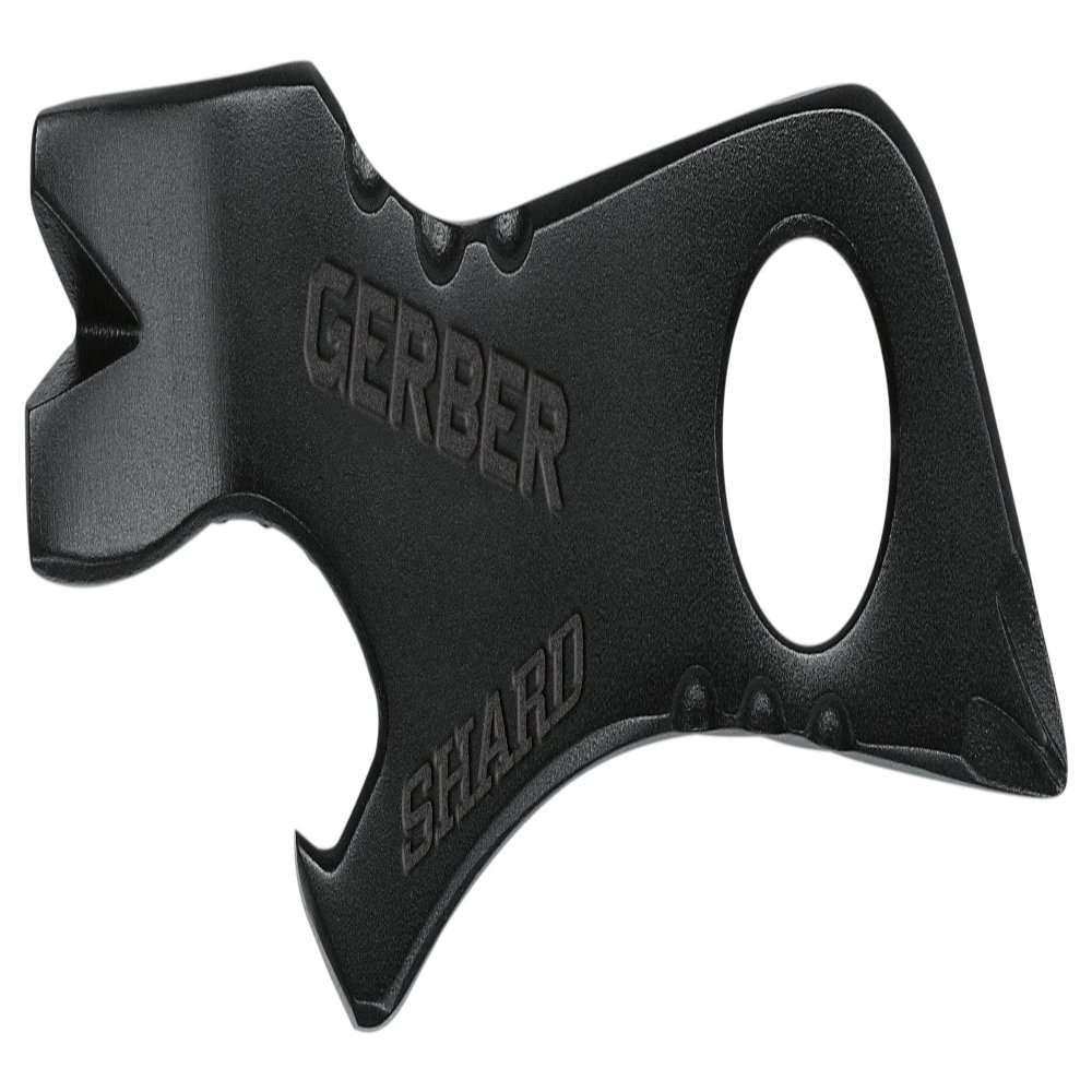 Gerber Shard 7-in-1 EDC Keychain Multitool, Bottle Opener, Pry Bar, Black