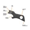 Gerber Shard 7-in-1 EDC Keychain Multitool, Bottle Opener, Pry Bar, Black view 2