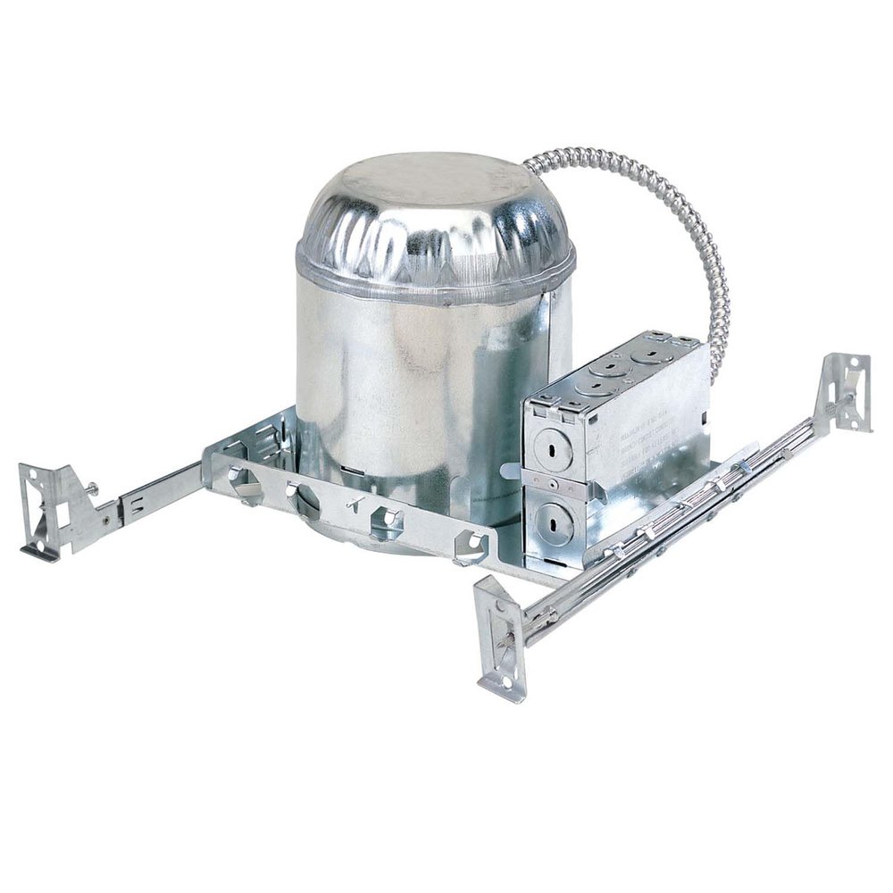 Nora NHIC-17QNBAT - 6 in. - Insulated Ceiling Airtight Housing with Quick Connectors - No Socket Bracket - 120 Volt