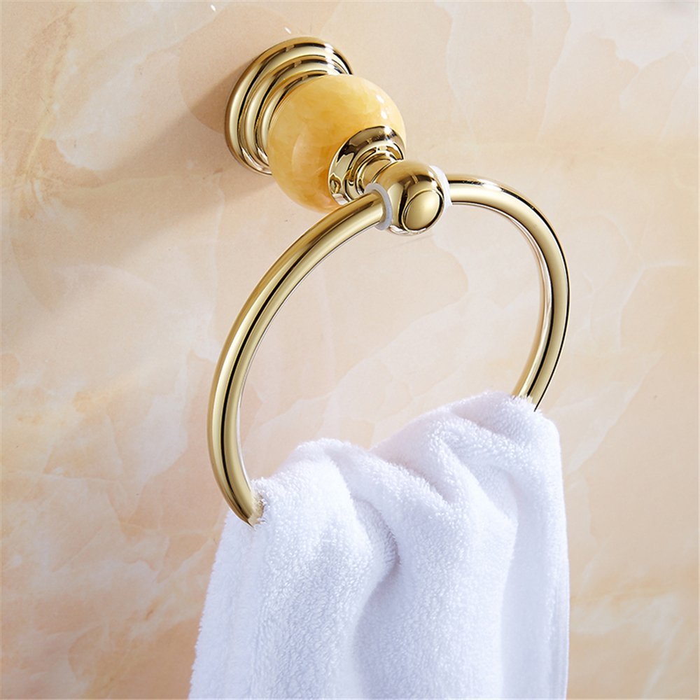 GH8 Jade Towel Bar Ring Hook Typ for Bathroom Accessories Three Colours for Chose (Yellow Jade Typ)