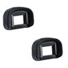 JJC 2-Pack EG Eyecup Eyepiece Eye Cup for Canon EOS 5D Mark IV III 5DSR 7D view 1