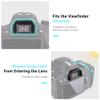 JJC 2-Pack EF Eyecup Eyepiece Eye Cup for Canon EOS Rebel T6 T7 T5 T8i T7i view 2