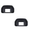 JJC 2-Pack EB Eyecup Eyepiece Eye Cup for Canon EOS 90D 80D 70D 6D Mark II view 1
