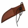 9" LACE Brown Leather Sheath view 1