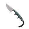 CRKT Minimalist Bowie Outdoor Survival Fixed Blade Knife with Sheath: Stainless Steel Plain Edge Blade, Micarta Handle, 2387 view 1