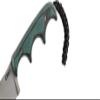 CRKT Minimalist Bowie Outdoor Survival Fixed Blade Knife with Sheath: Stainless Steel Plain Edge Blade, Micarta Handle, 2387 view 4