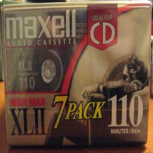 Maxell Audio Cassette High Bias XLII 110 Minutes 7 Pack