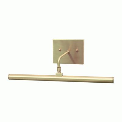 House of Troy DSLEDZ14-51 Direct Wire Slim-Line LED Picture Light, 14", Satin Brass