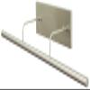 House of Troy DSLEDZ43-52 Direct Wire Slim-Line LED Picture Light, 43", Satin Nickel view 1