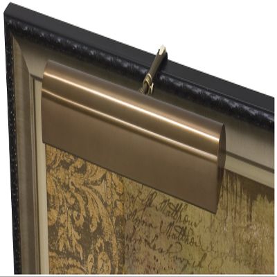 House of Troy TLEDZ14-56 Traditional LED Picture Light, 14", Statuary Bronze