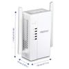 TRENDnet Wi-Fi Everywhere Powerline 1200 AV2 AC1200 Wireless Access Point, Expand Your Wireless Coverage, Built-in Concurrent Dual-Band, 3 x Gigabit Ports, MIMO, Beamforming, White, TPL-430AP view 4