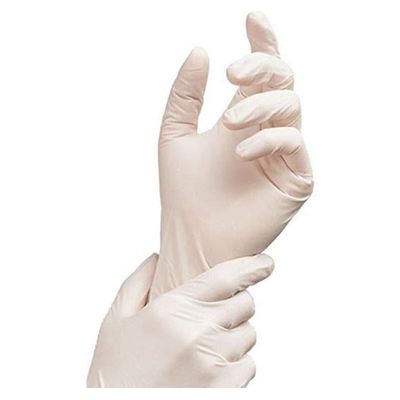 Nitrile Exam Gloves - Medical Grade, Powder Free, Latex Rubber Free, Disposable, Non Sterile, Food Safe, Textured, White Color, 2.5 mil, Convenient Dispenser, Pack of 250, Size Medium, AdvanceTouch