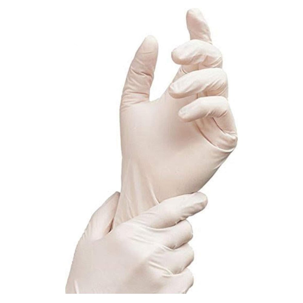 Nitrile Exam Gloves - Medical Grade, Powder Free, Latex Rubber Free, Disposable, Non Sterile, Food Safe, Textured, White Color, 2.5 mil, Convenient Dispenser, Pack of 250, Size Medium, AdvanceTouch