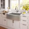 KRAUS Standart Pro 30-Inch Apron Front Farmhouse 16-Gauge Single Bowl Stainless Steel Kitchen Sink, KHF200-30 view 2