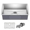 KRAUS Stainless Steel 30 in 16 Gauge Undermount Kitchen Sink KHU100-30 view 1