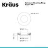 KRAUS Mounting Ring in Oil Rubbed Bronze view 2
