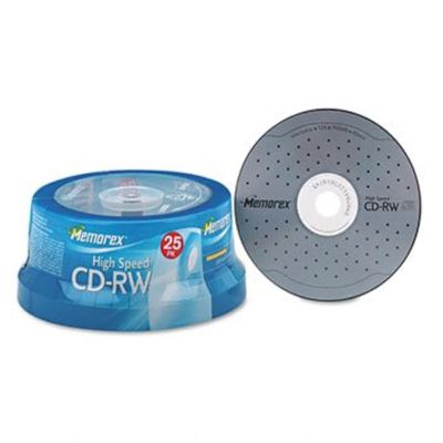 CD-RW 25 PK SPINDLE by TDK MfrPartNo 32020015445
