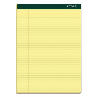 TOPS 63376 Double Docket Legal Pad44; narrow rule44; canary44; 100CT44; 6 PD per PK