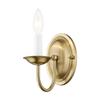 Livex Lighting 4151-01 Wall Sconce with No Shades, Antique Brass, 4.25"W x 7"H view 2