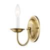 Livex Lighting 4151-01 Wall Sconce with No Shades, Antique Brass, 4.25"W x 7"H view 4