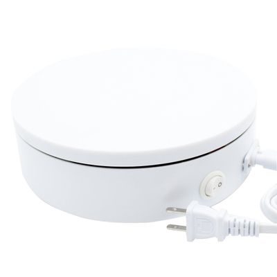 Foto&Tech Professional Electric Self Rotating 8" Motorized Photography Turntable | Automatic Revolving Platform for 360 Degree Images Product Display Cake Display 110V